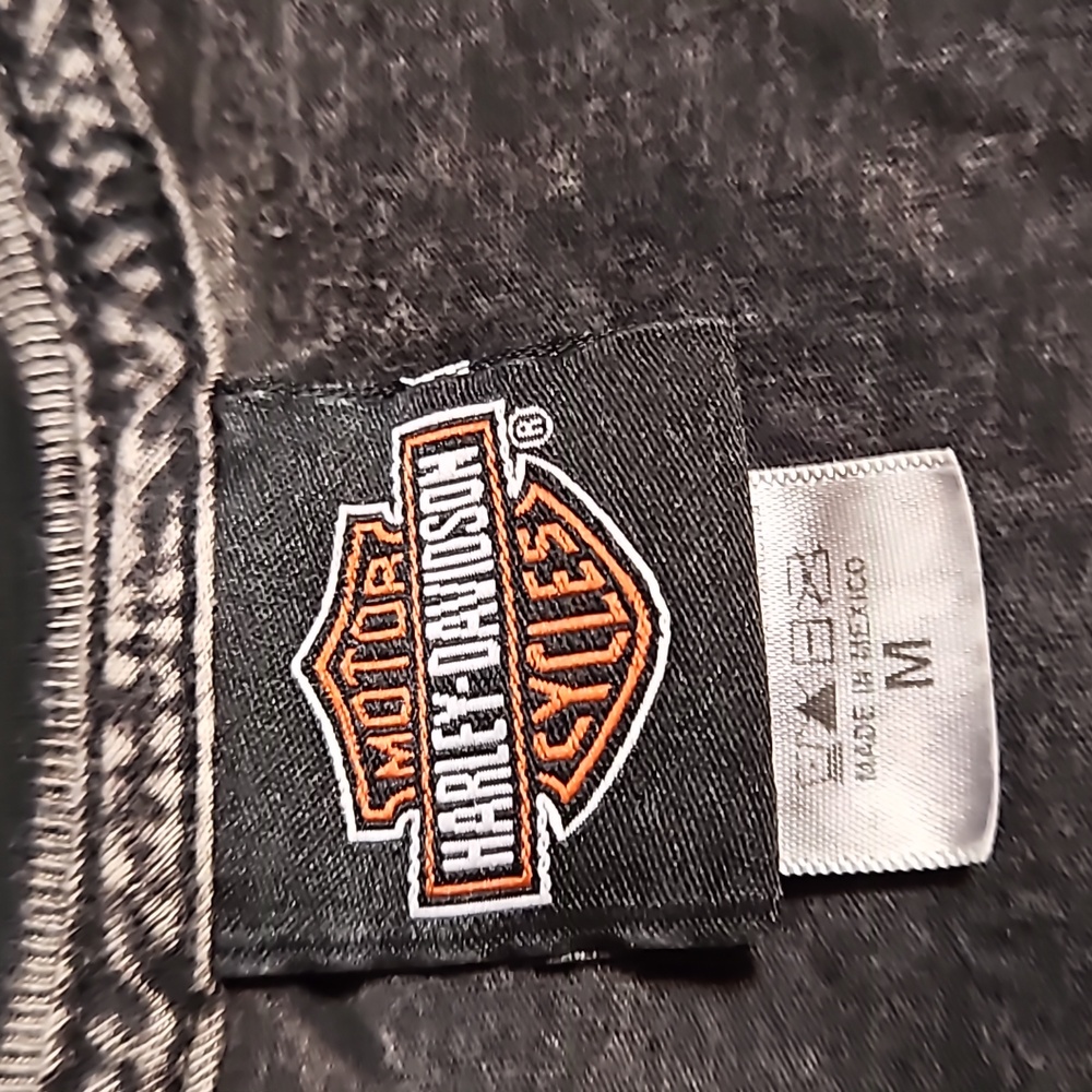 Harley-Davidson Rhinestone Skull T-Shirt - Picture 7 of 8